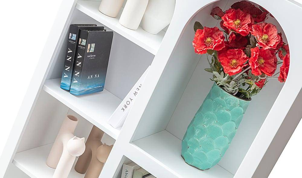 Logo Bookcase - White