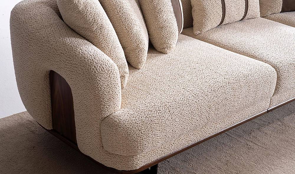 Velovis Sofa Set - Cream