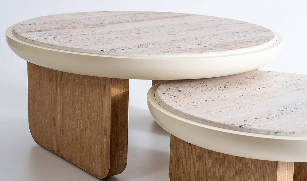 Cubic Table Set - Oak - Display