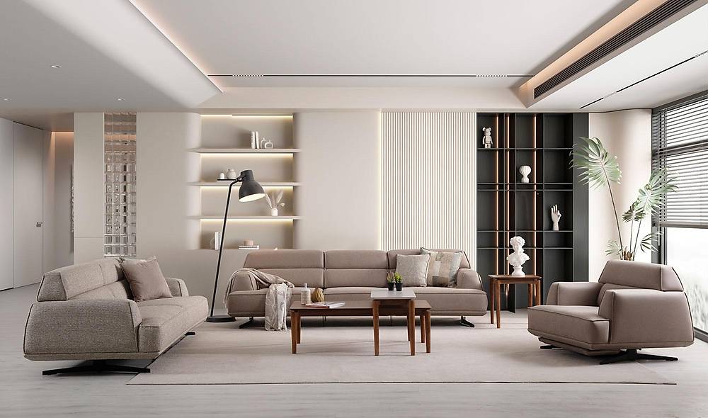 Marsala Sofa Set - Beige