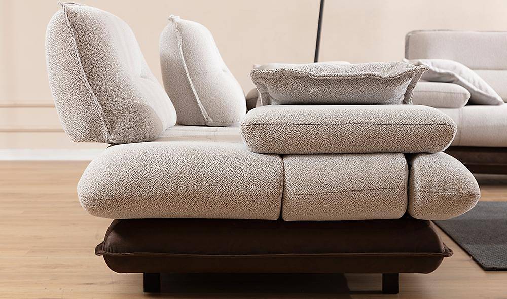 Modena Sofa Set - Cream Brown