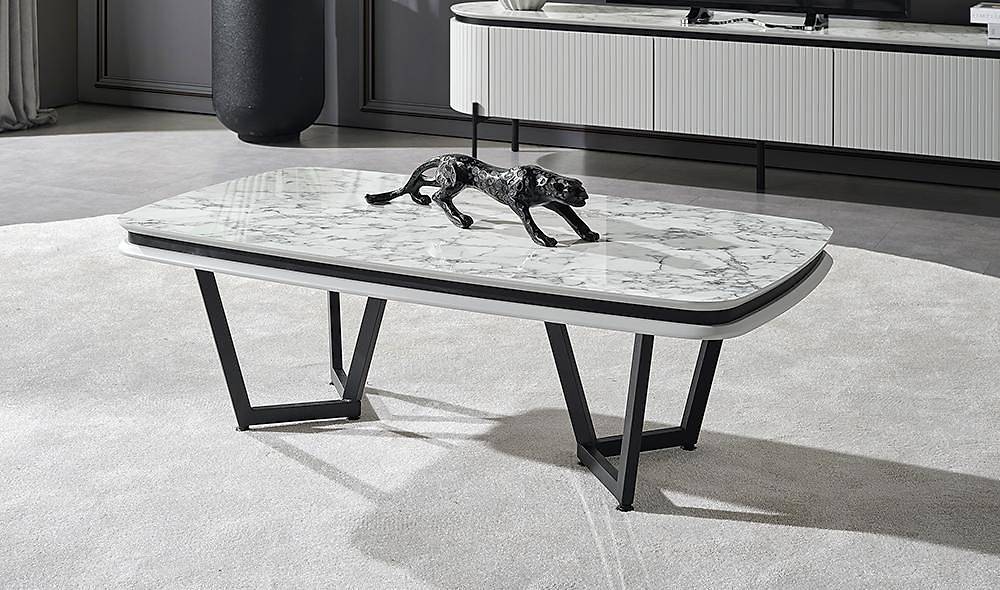 Mood Gray - Marble Coffee Table