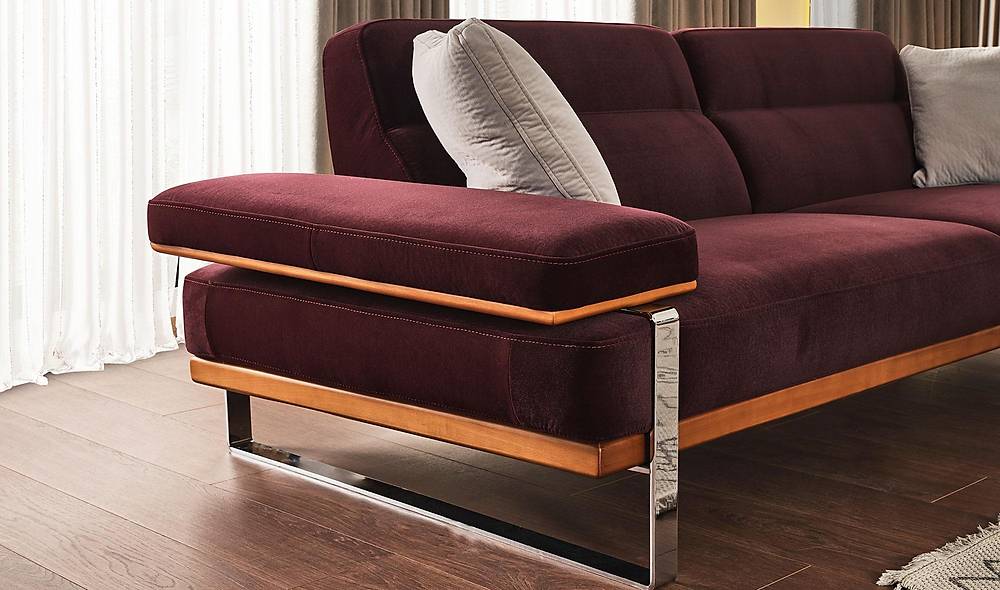 Aydam Sofa Set - Burgundy
