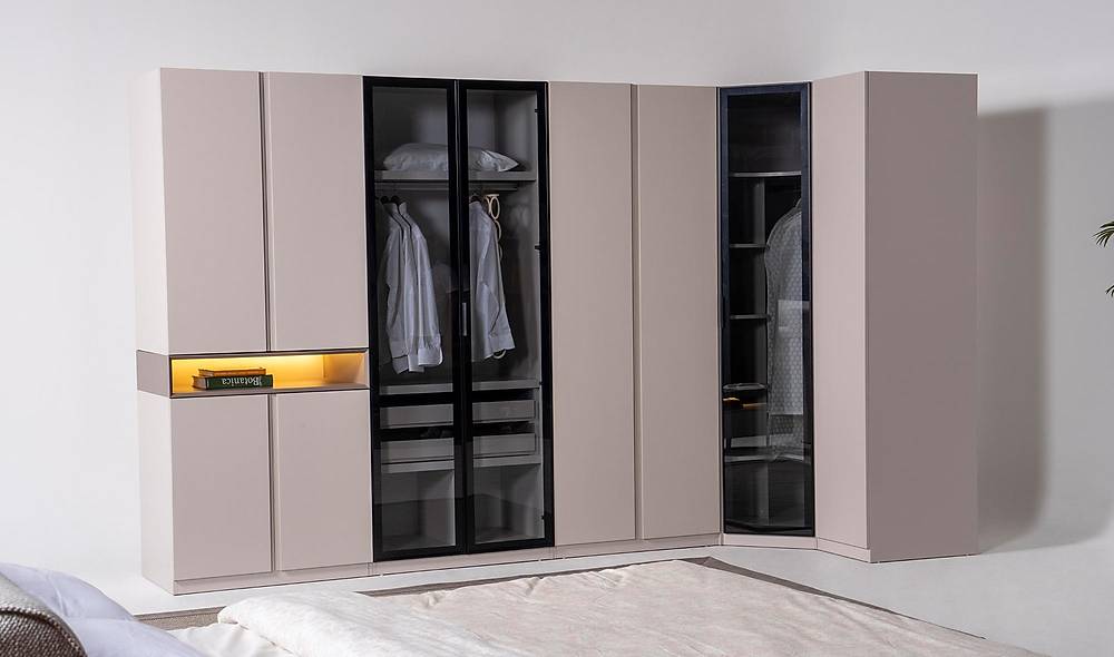Samara Base Bedroom - Corner Wardrobe