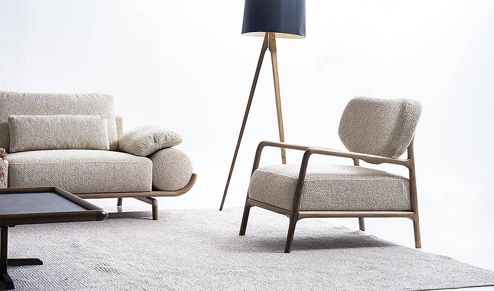 Almeda Sofa Set - Brown