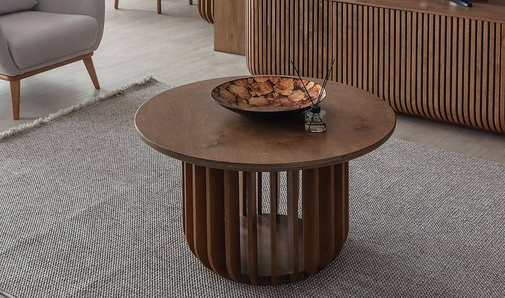Netha Coffee Table - Walnut