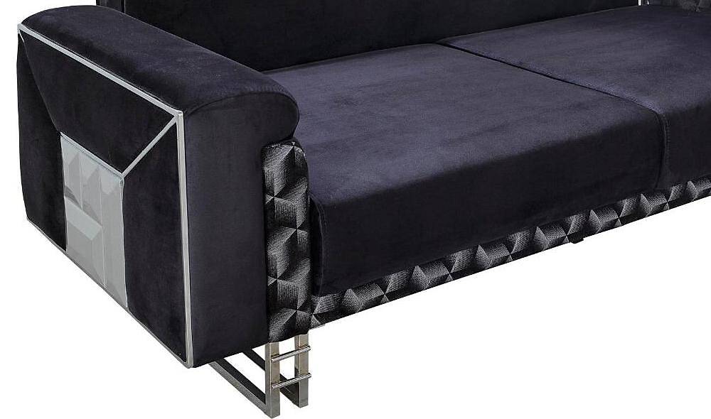 Nehir Silver Living Room Set