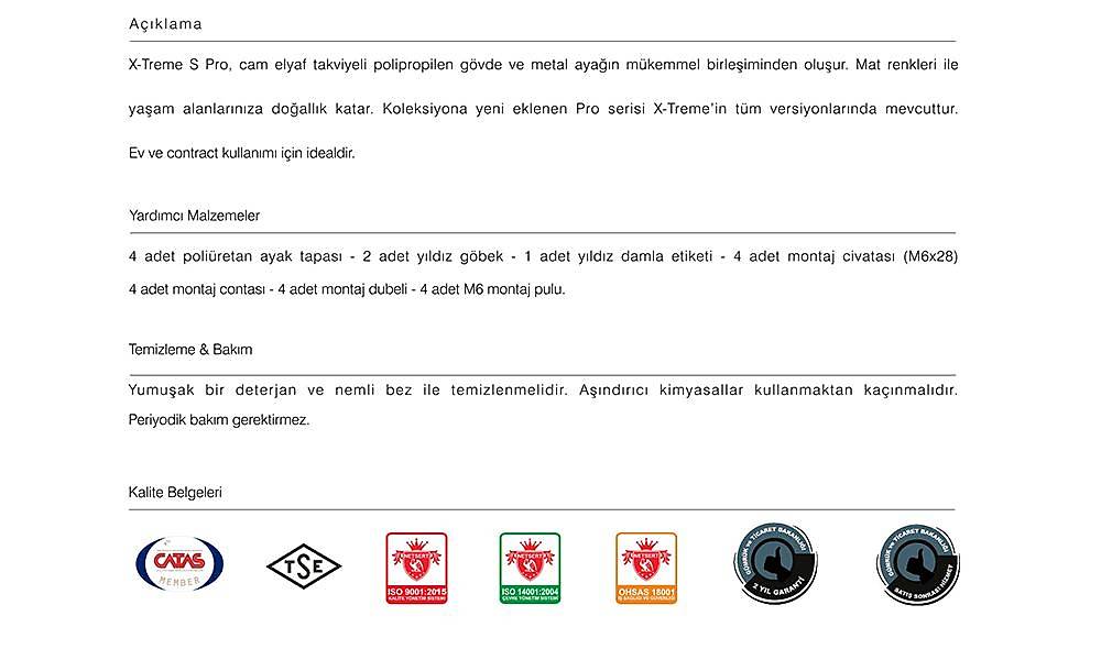 X-Treme S Pro Chair 2 Piece