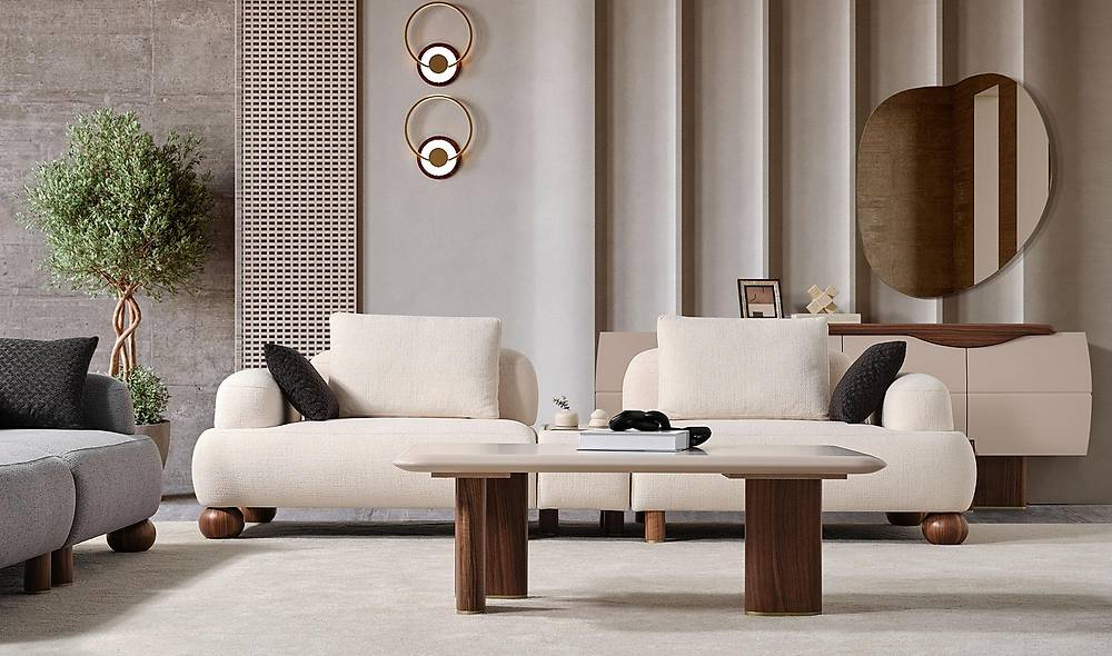Lizay Sofa Set - With Leg