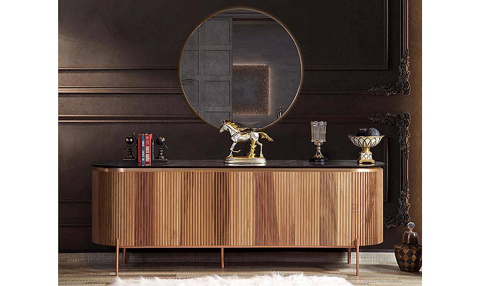 Mood Walnut Bronze Dining Room