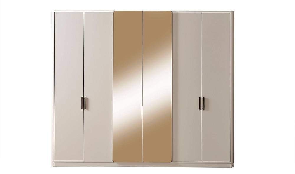 Monica 6 Door Wardrobe - Cream