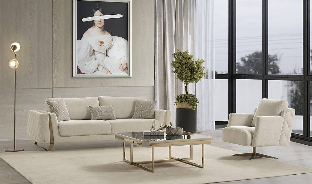 Armoda Sofa Set - Cream
