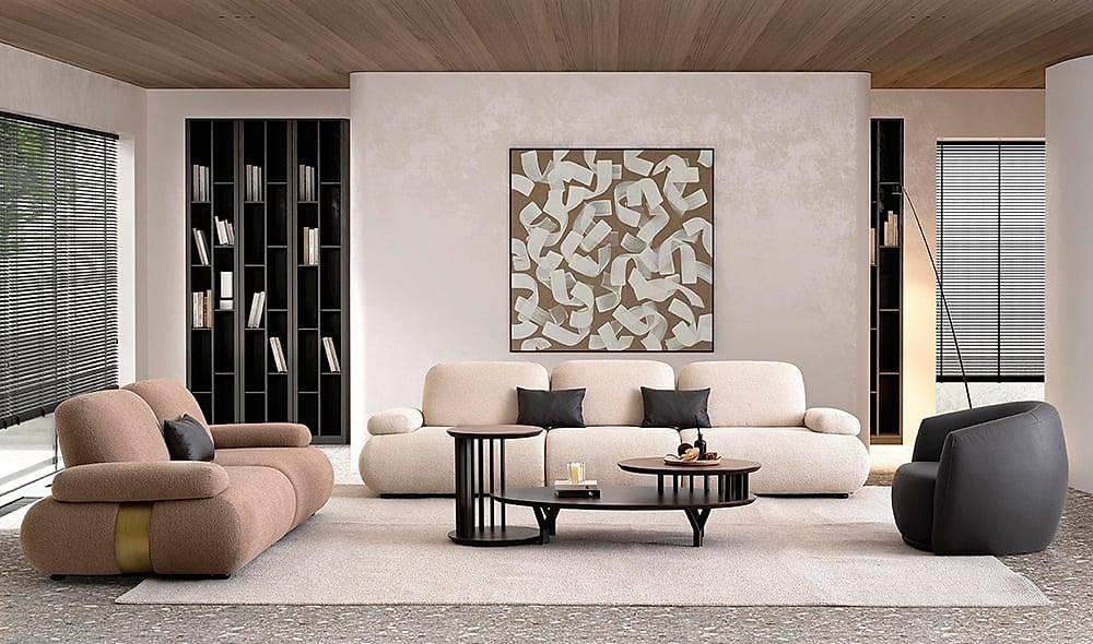 Beal Sofa Set - Brown
