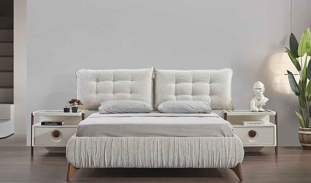 Vita Base Bedstead and Headboard
