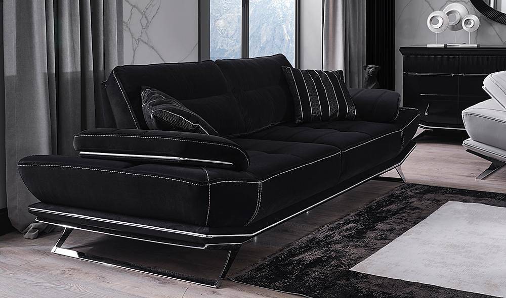 Clara Black Sofa