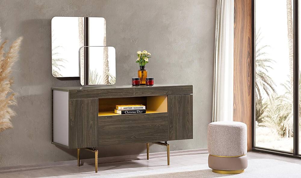 Montare Base Bedroom - Walnut