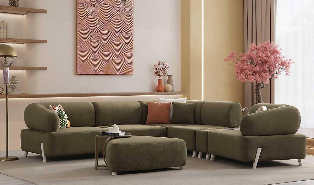 Ramona Corner Set - Khaki