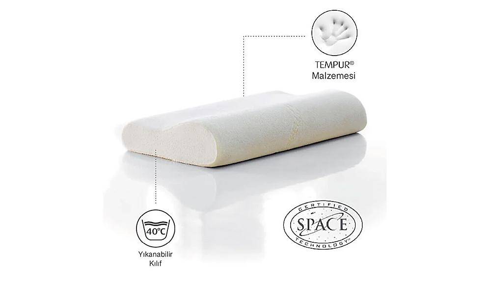 Yatsan Tempur Queen Pillow with Washable Cover L