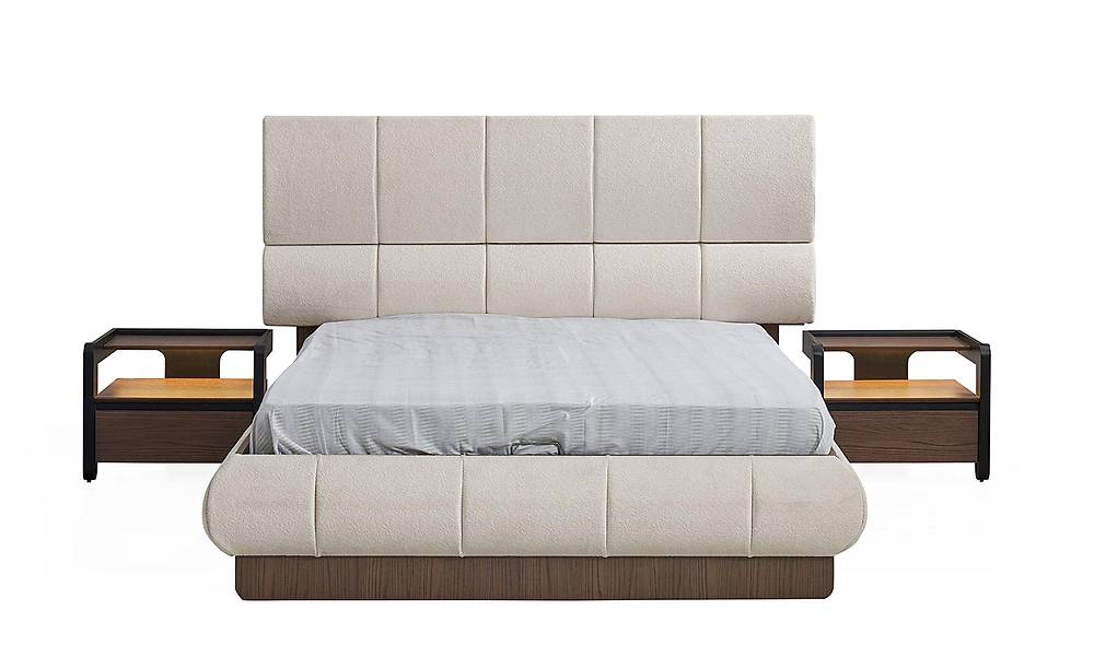 Bologna Base Bedroom - Walnut