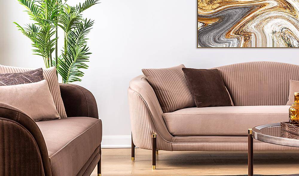 Leaf Sofa - Brown