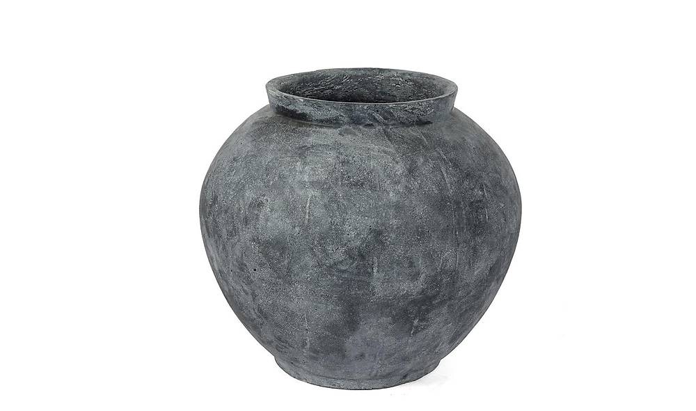 Anthracite Antique Ceramic Cube 36x36 cm
