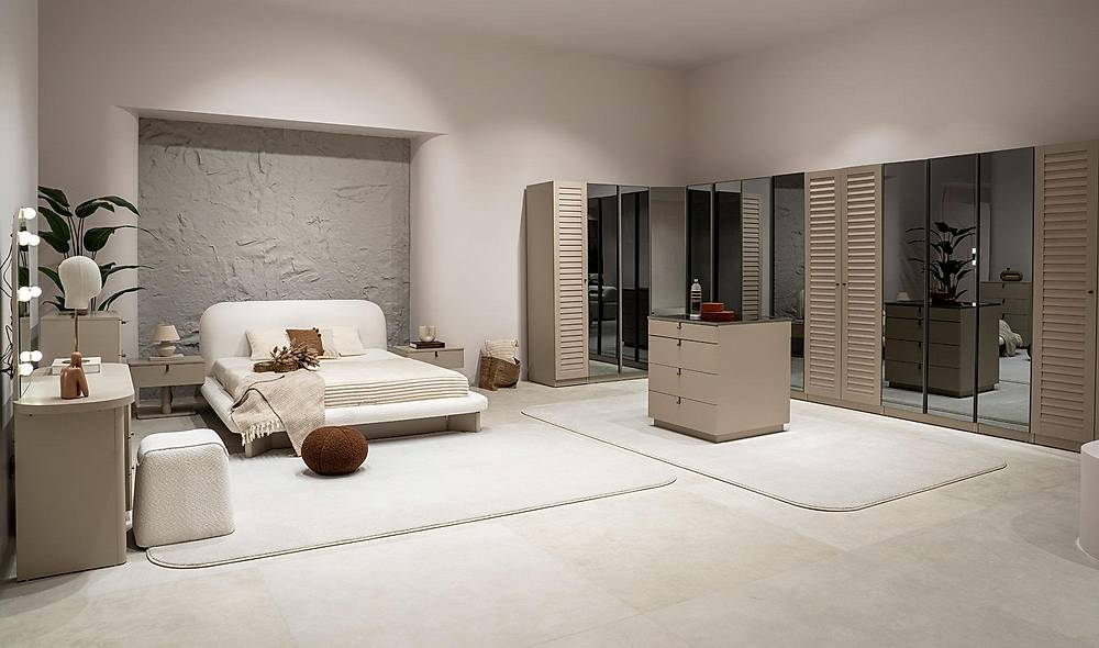 Latte Base Bedroom - Corner Wardrobe