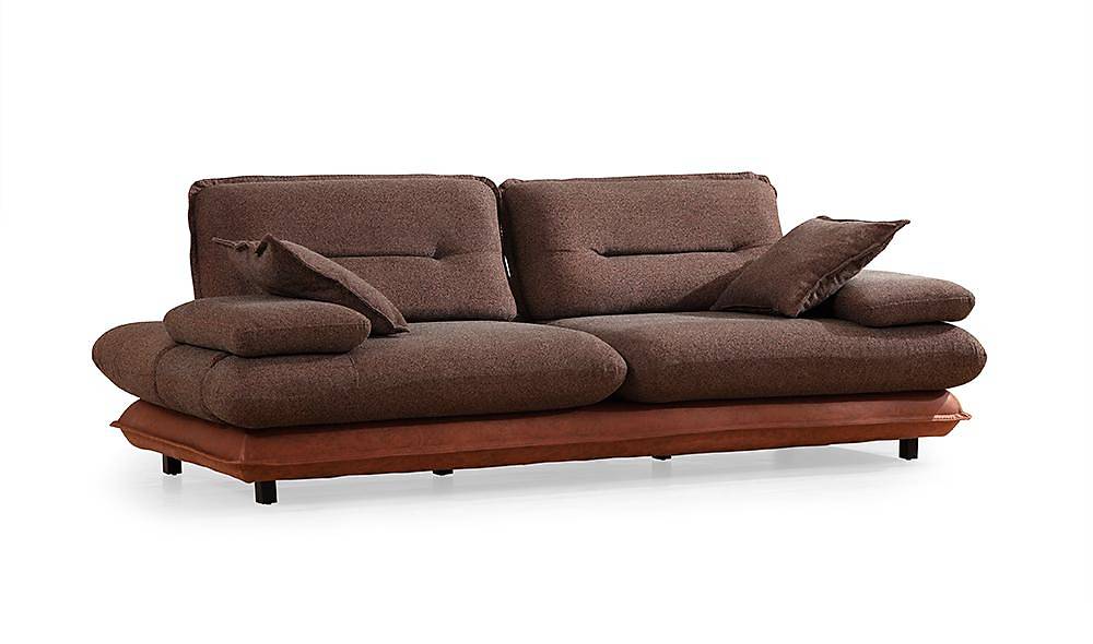 Modena Sofa Set - Brown Cinnamon