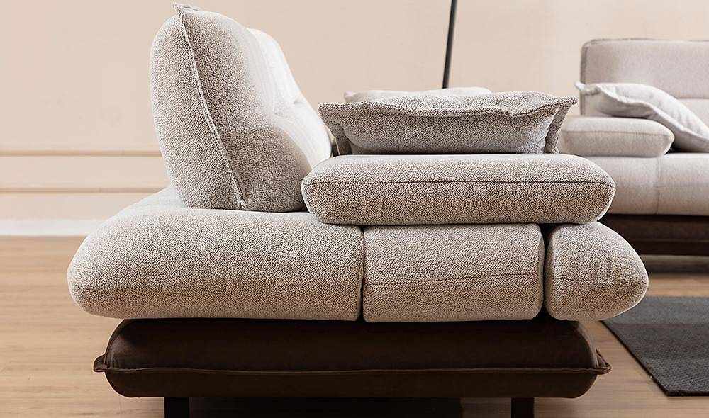Modena Sofa Set - Cream Brown