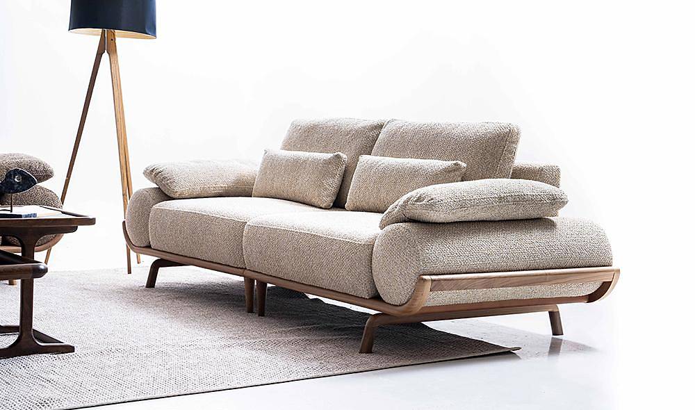 Almeda Sofa Set - Brown