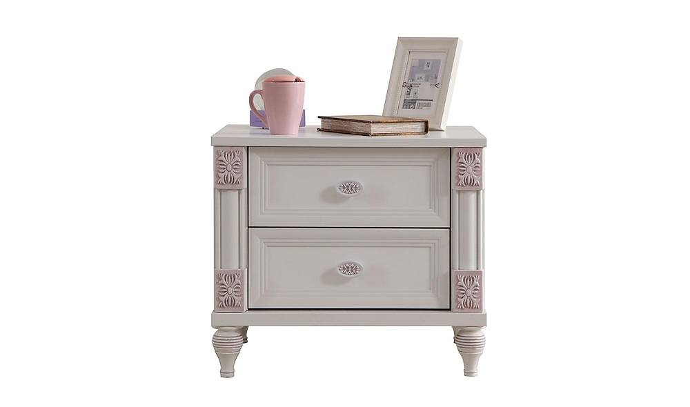White Romantic Bedstead and Headboard
