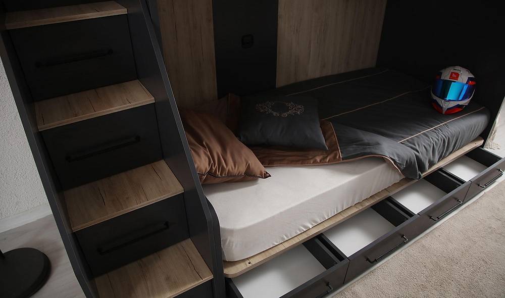 Torenna Compact Bunk With Stair