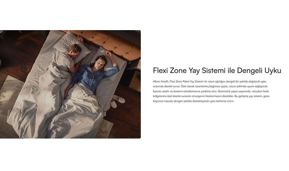 Yatsan Allure Amalfi Latex Visco Bed
