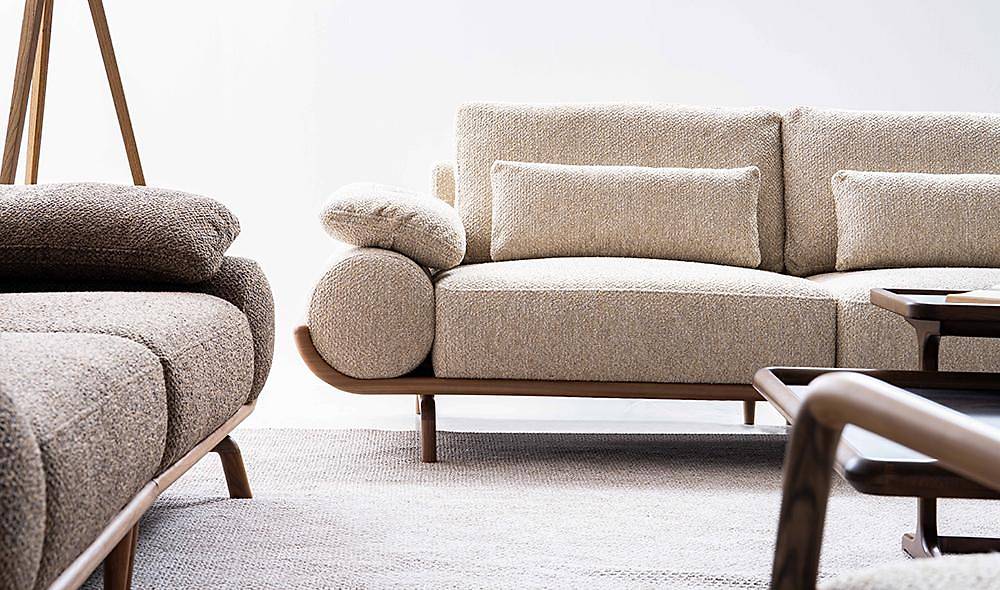 Almeda Sofa Set - Brown