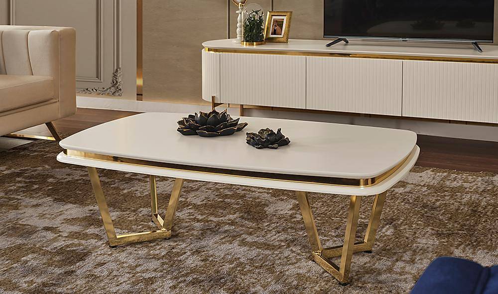 Mood Ecru Gold Tv Unit