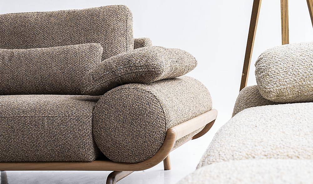 Almeda Sofa Set - Brown