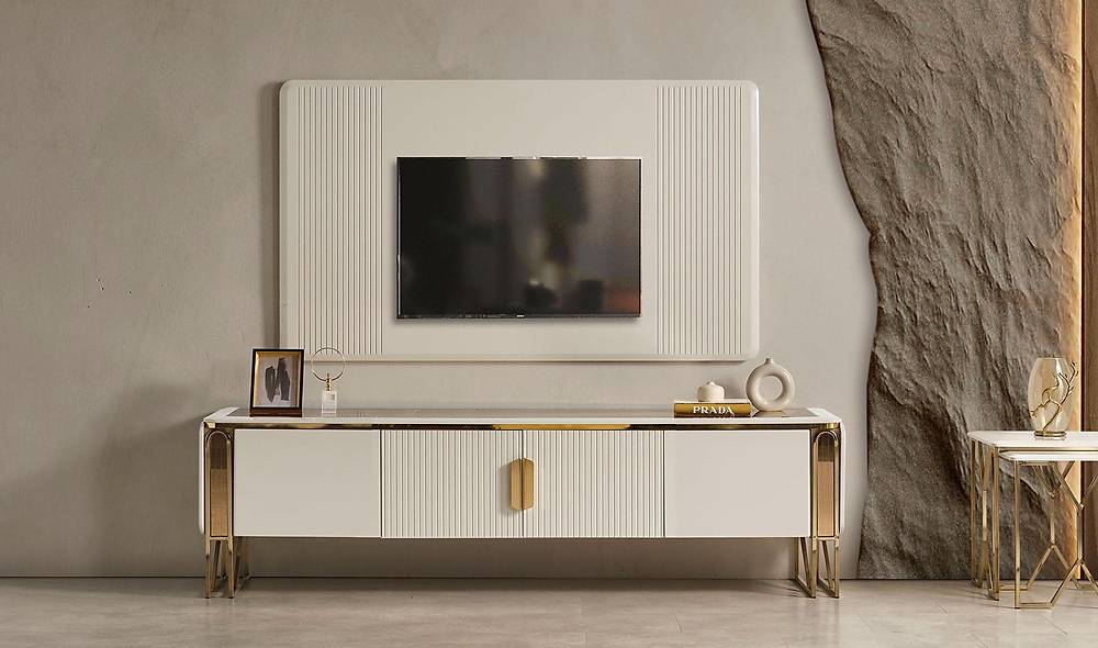 Misis Tv Unit - Ecru