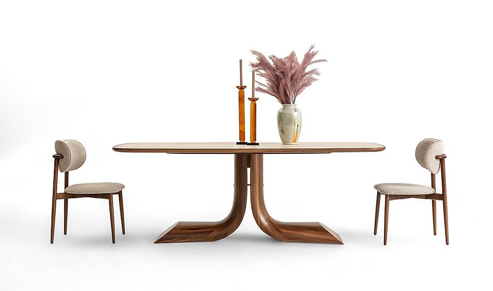 Messina Dining Table Set - Walnut