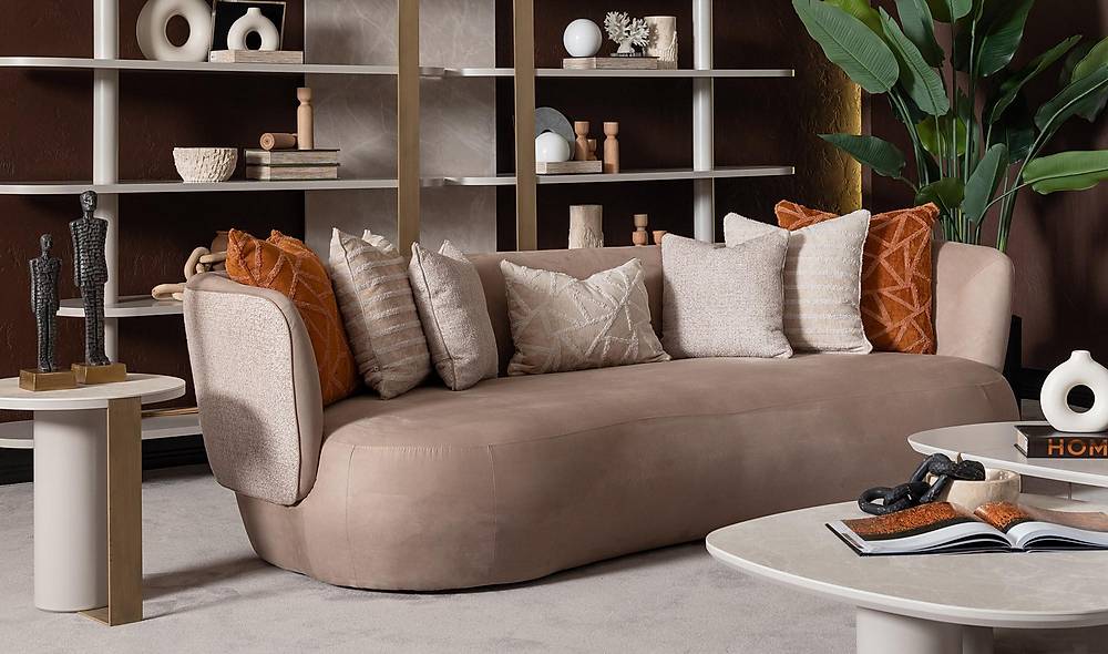Dovita Quad Sofa - Brown