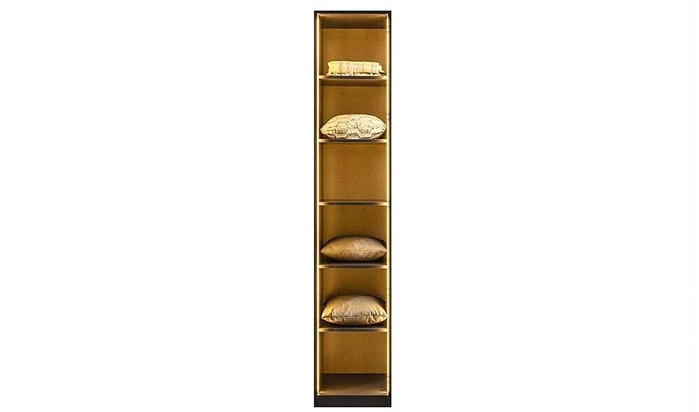 Suare Anthracite Corner Wardrobe