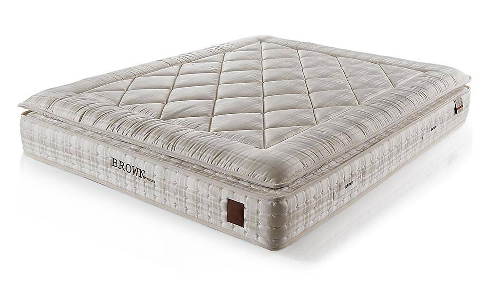 Brown Letto Bedding Set Base + Headboard + Mattress
