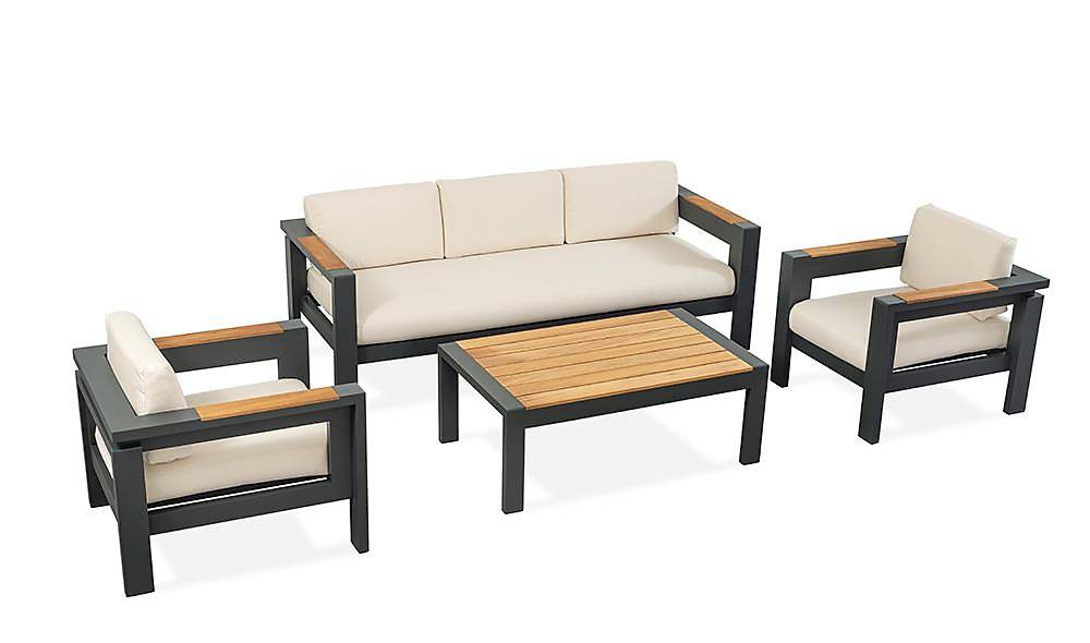 Rosalina Anthracite Garden Sofa Set
