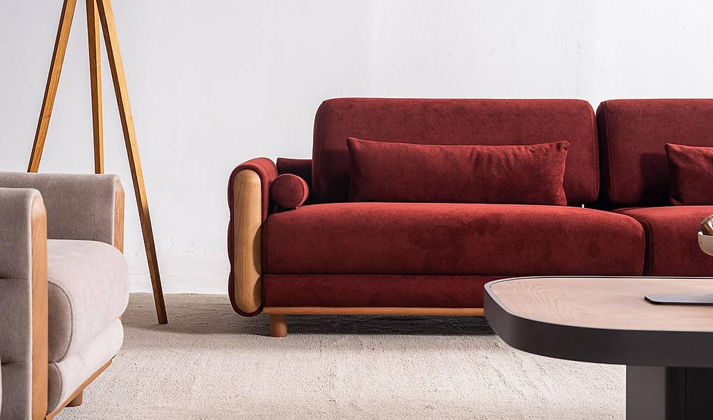 George Sofa Set - Oak