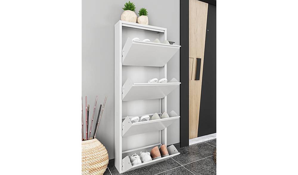 Vovo Shoe Rack - 4 Lids