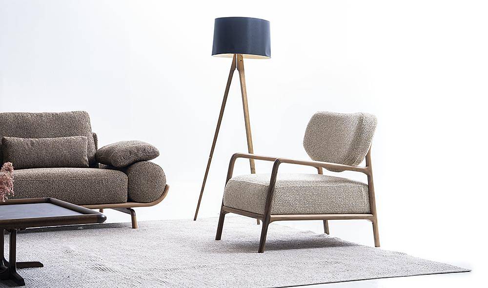 Almeda Sofa Set - Brown