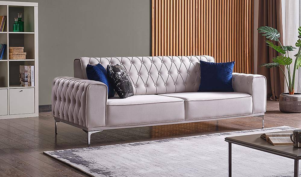 Lila Sofa with Metal Design