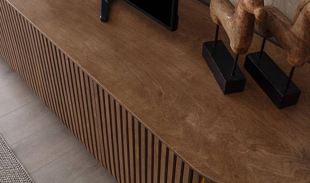 Netha Tv Stand - Walnut