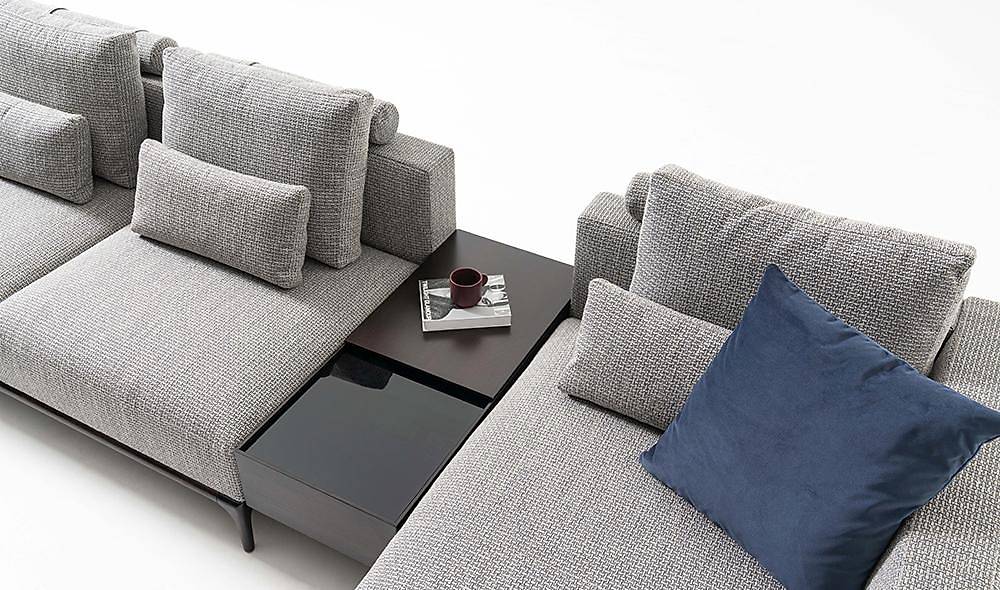 Novano Corner Set - Gray