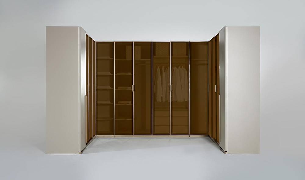 Bianco Wardeobe - Corner Wardrobe