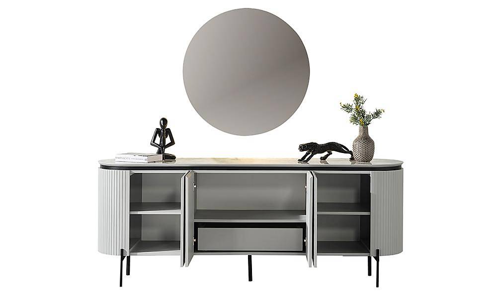 Mood Gray - Marble Dining Room