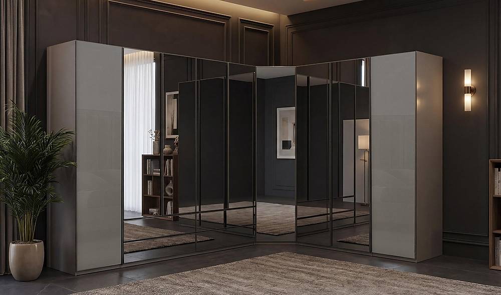 Zirkon Corner Wardrobe V2